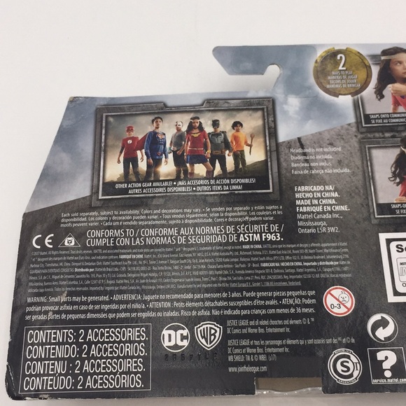 DC Justice League Wonder Woman Snap & Wear-It Hero Set Mattel New in Package - Picture 7 of 12